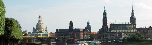 Blick auf die Altstadt Dresden